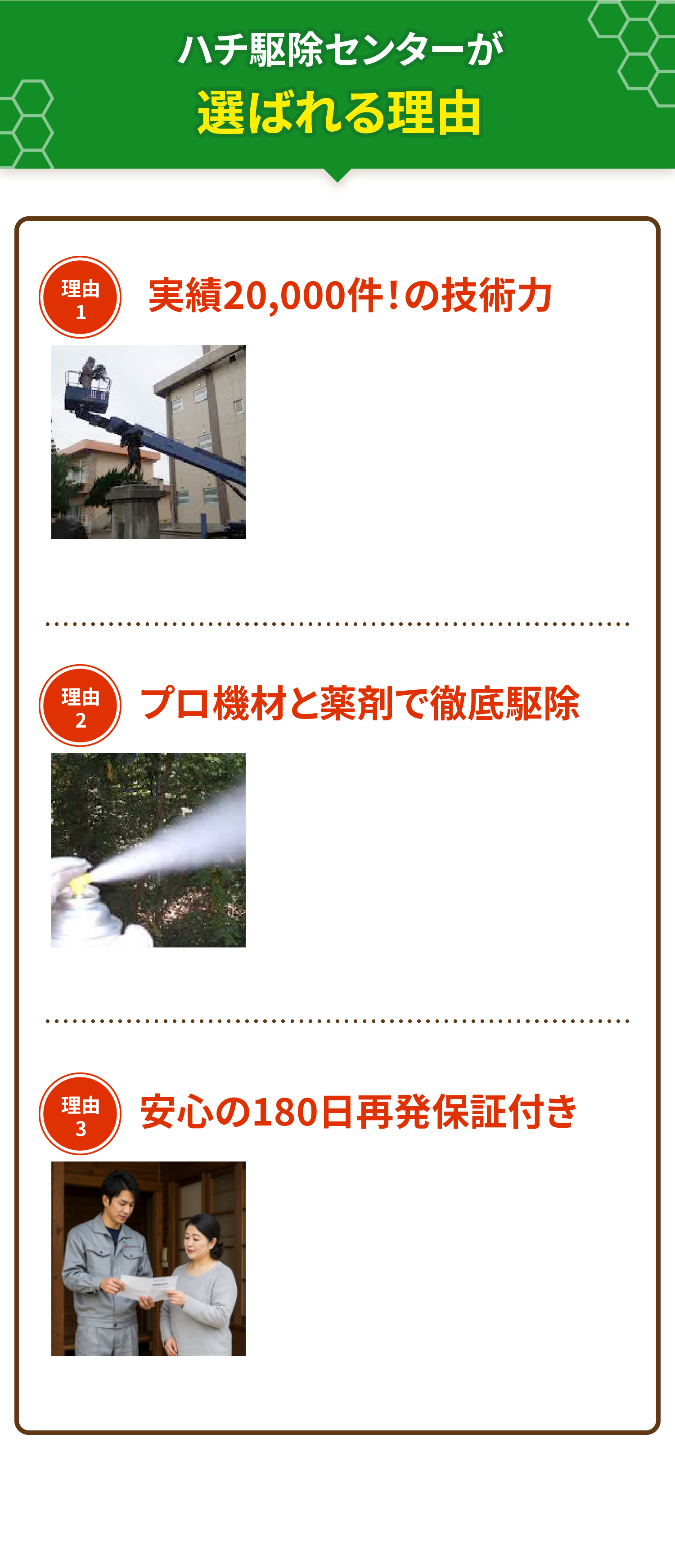 選ばれる理由